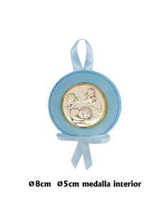 Medalla Cuna Placa Aluminio...