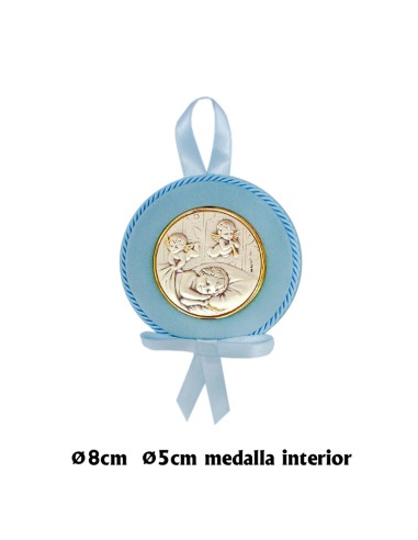 Medalla Cuna Placa Aluminio Niño Y...