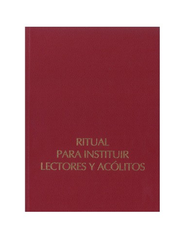 Ritual Para Instituir Lectores Y...