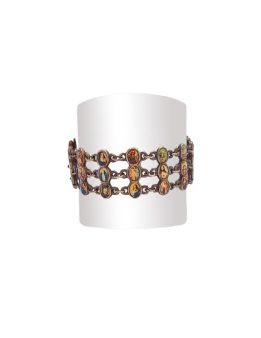 Pulsera Triple Fila Con 36 Fotos A Color