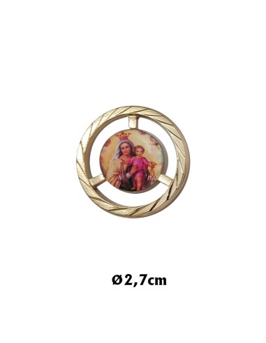 Placa Coche Volante Dorada Para...