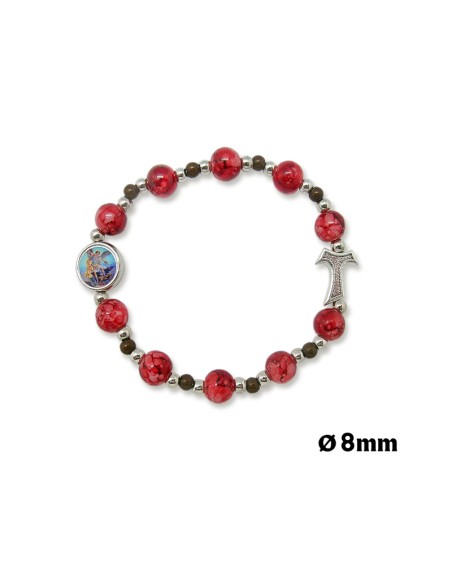 Pulsera San Benito Madera Doble