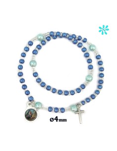 Pulsera Rosario Elastica...