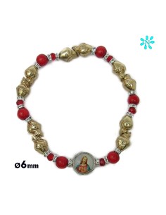 Pulsera Elastica Bola 7 Mm...