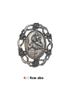 Pulsera Rigida Negra Con 3...