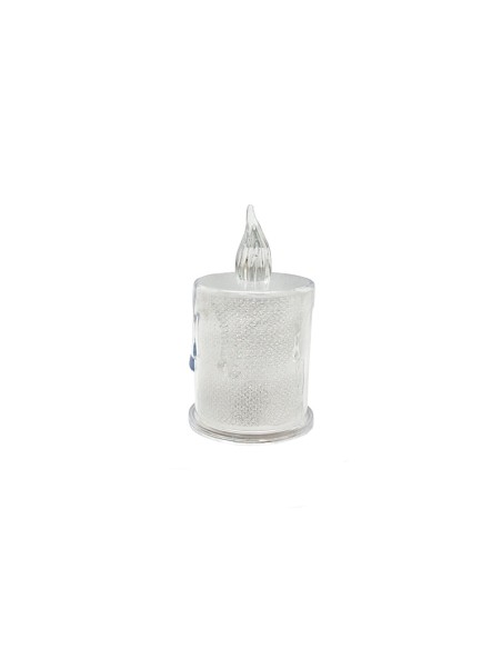 Velita Navidad 6.5Cm A Pilas Transparente