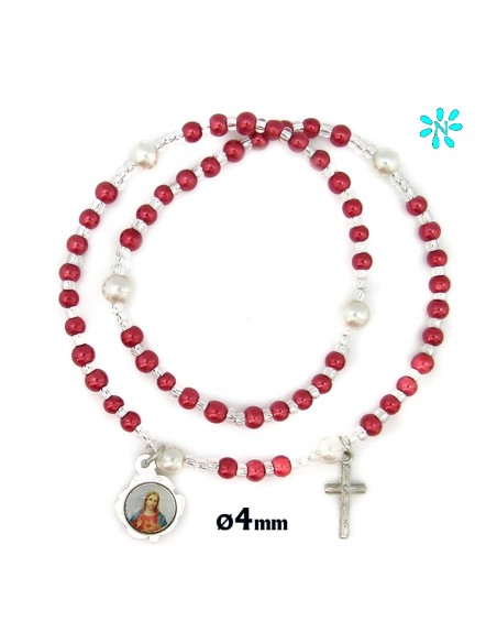 Juego Colgante Redondo 2. 3Cm Y Pendientes Acero San Benito