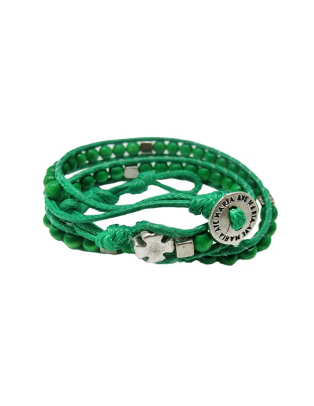 Pulsera Trenzada Marron Personalizable Con Cierre Metal