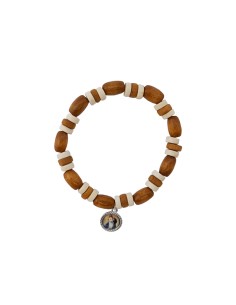 Pulsera Madera Clara Oval...