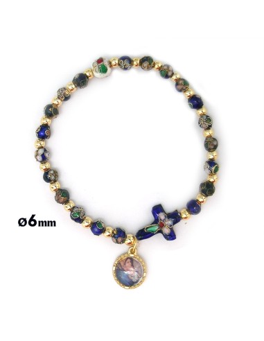 Pulsera Trenzada Infantil Azul...