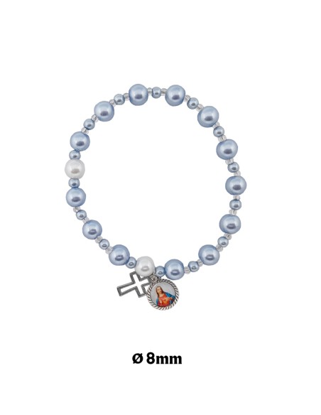 Medallon Metal Oval Virgen Del Carmen Con Trasera Para Personalizar