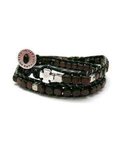 Pulsera Rosario Madera...