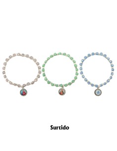 Pulsera Elastica Cristal...