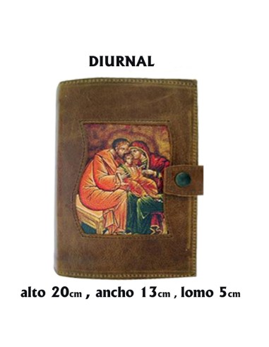 Funda Diurnal Piel Serigrafiada Sagrada Familia Clasica