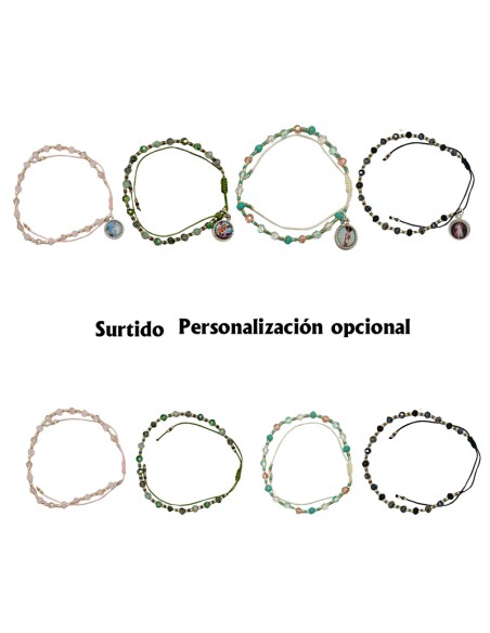 Pulsera Hilo Cristal Surtida