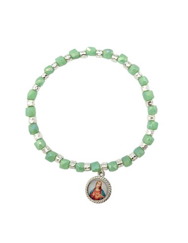 Pulsera Elastica Cristal Opaco 6Mm...