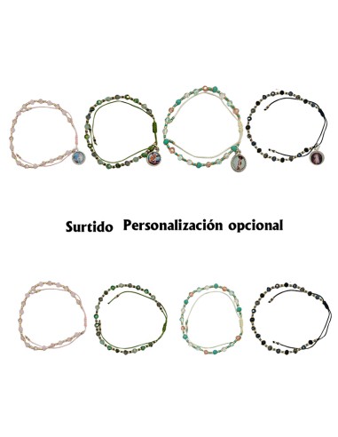 Pulsera Hilo Cristal Surtida