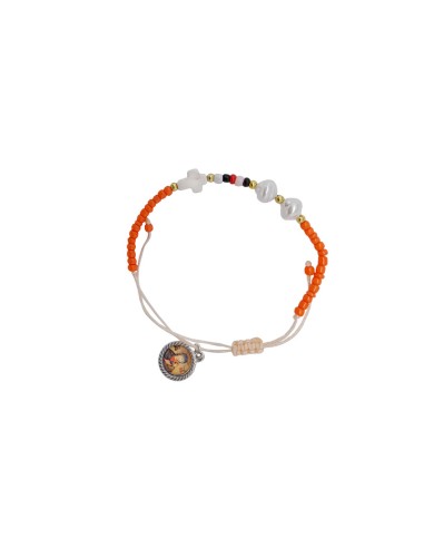 Pulsera Cuerda Bolitas Mini Con 2...