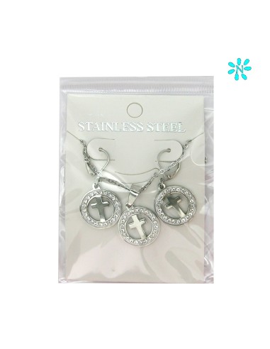 Juego Colgante Redondo 1. 5Cm Y...