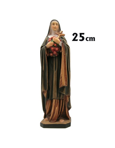 Santa Teresa De Lisieux 25cm Madera Policromada