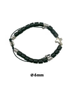 Pulsera Rosario Madera...