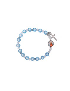 Pulsera Rosario Cristal...