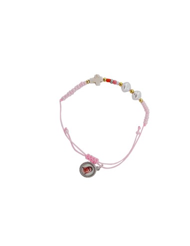 Pulsera Cuerda Bolitas Mini Con 2...