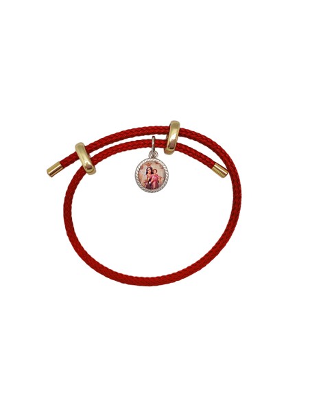 Pulsera Cordon Acero Varios Colores Con Cierre Y Finales Dorados