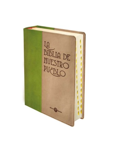 Biblia De Nuestro Pueblo Piel Dos Tonos