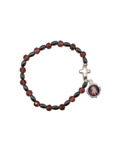 Pulsera Cristal Morado 6Mm...