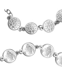 Pulsera Elastica Plateada...