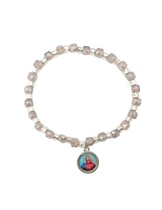 Pulsera Macrame Roja Con...