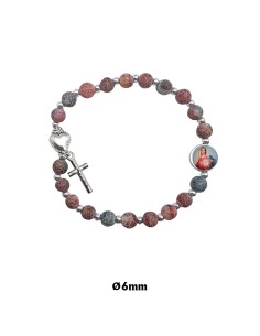 Pulsera Cuerda Azul Con...