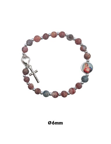 Pulsera Elastica 6mm cristal tipo...