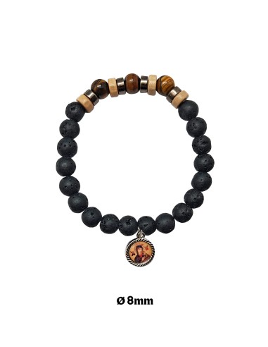 Pulsera elastica piedra tipo...