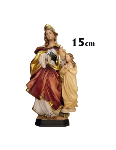 Santa Ana Madera 15Cm Policromada