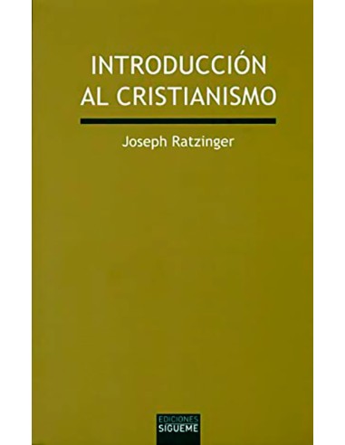 Introduccion Al Cristianismo Rustica